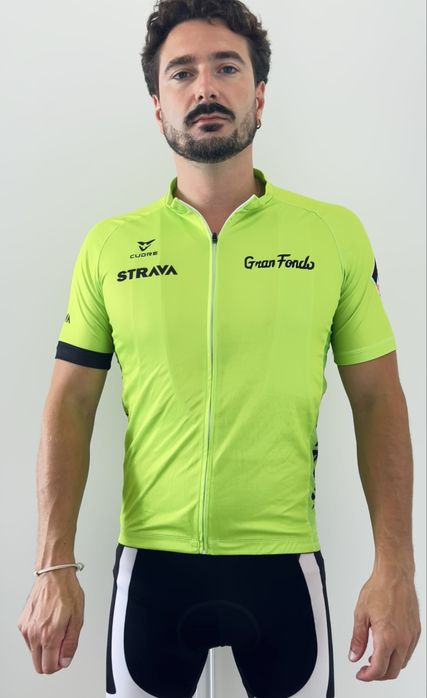 Camisola de Ciclismo Cuore Strava Gran Fondo Verde