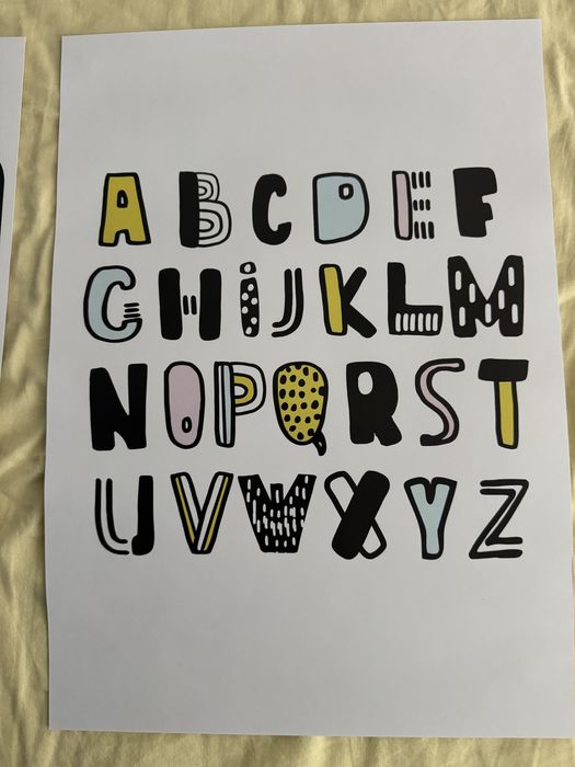 Plakaty A3 do pokoju dziecięcego
