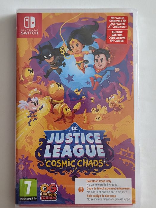 Justice league cosmic chaos Nintendo switch liga sprawiedliwych