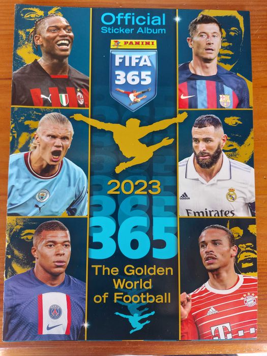 Caderneta Fif365 e cromos23