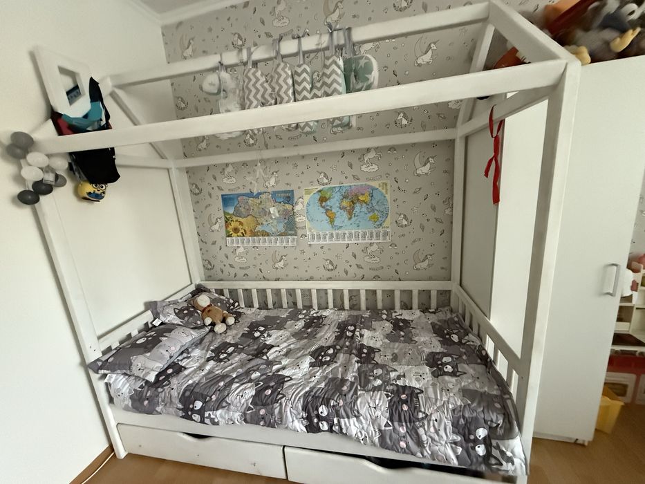 Кровать домик подростковая