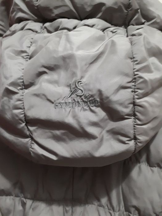 Kurtka symonder wypelnienie puch plaszcz zimowy