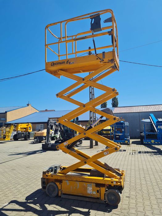 Podnośnik Haulotte Optimum 8AC, rok 2016, wysokość robocza 7,77m udźwig 230 kg