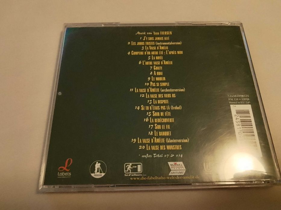 Amelia Amelie Soundtrack Yann Tiersen CD