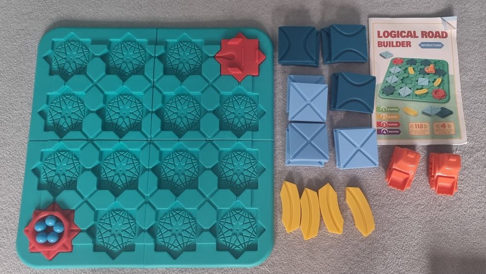 Gra logiczna budowa toru genialna