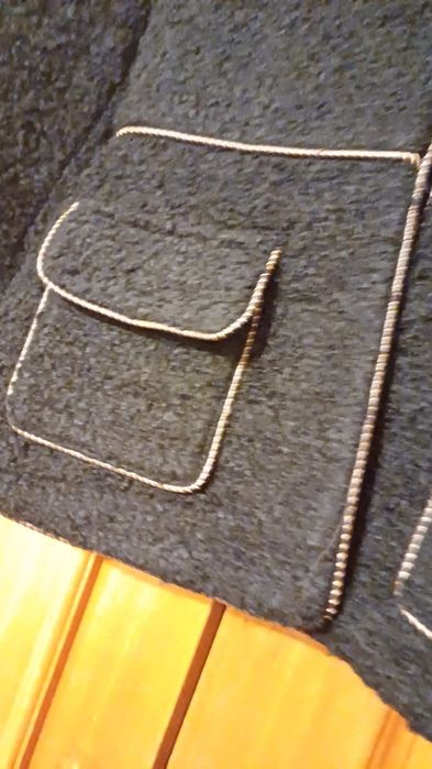 Casaco tipo Chanel preto