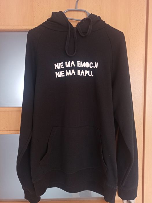 Bluza "nie ma emocji nie ma rapu"