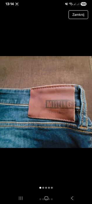 Jeansy Męskie Mustang Michigan Tapered | Rozmiar [W32/L34] | Stan Bardzo Dobry