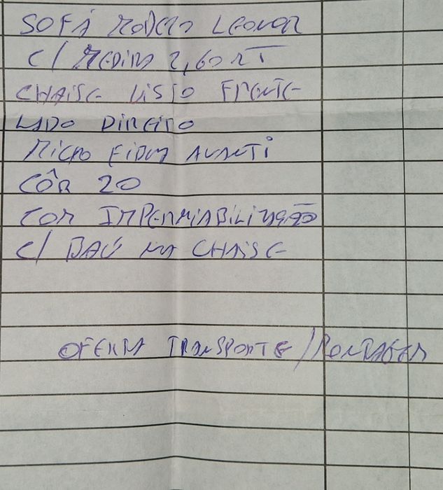 Sofá veludo cinzento c/chaise 2.60m