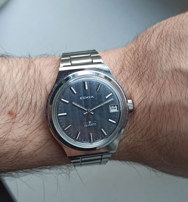 Zegarek Edox szwajcarski vintage