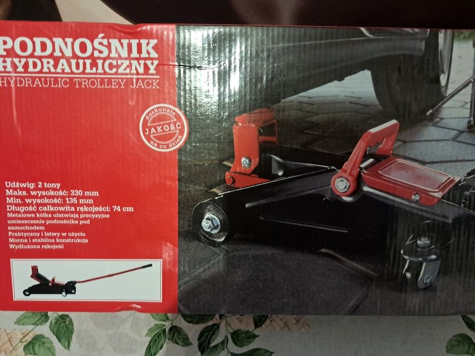 Podnośnik hydrauliczny samochodowy NOWY