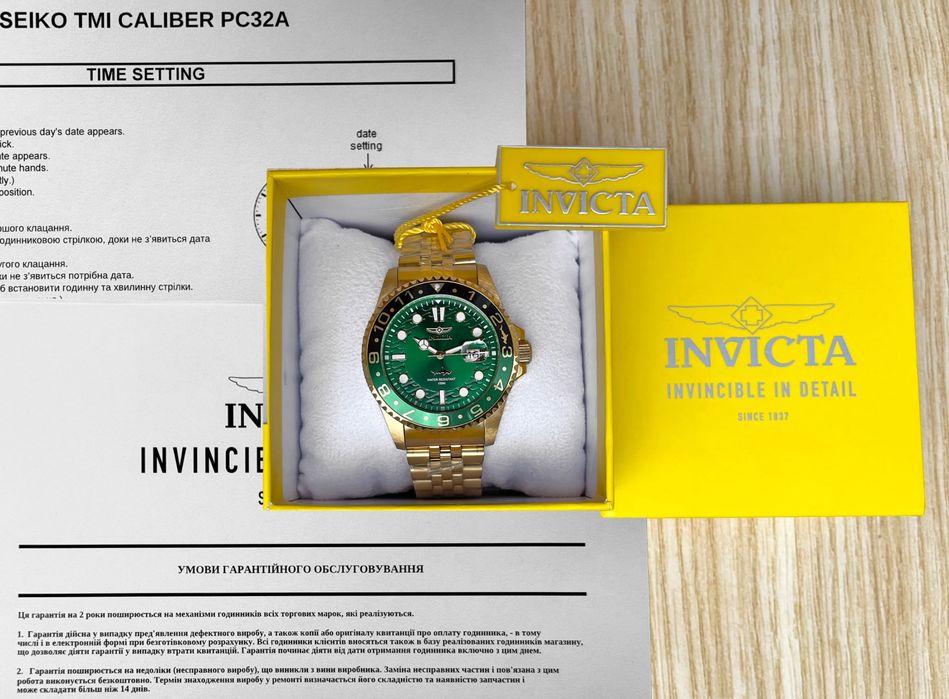 Годинник Invicta 30623 Pro Diver 43 mm. Master of the Oceans