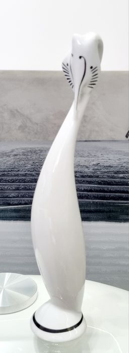 Sygnowana figurka Perkoz M. Naruszewicz Ćmielów 1957 r.