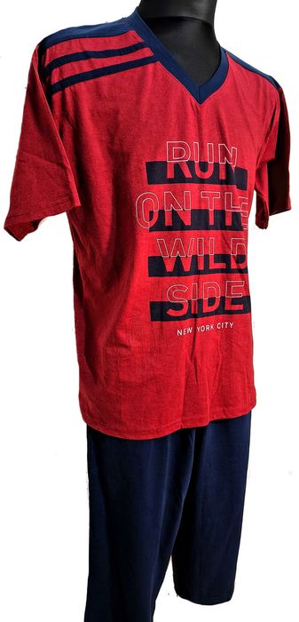 Piżama męska krótki rękaw super jakość roz. XXL