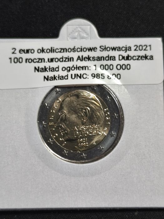 Moneta okolicznościowa 2 euro Słowacja 2021
