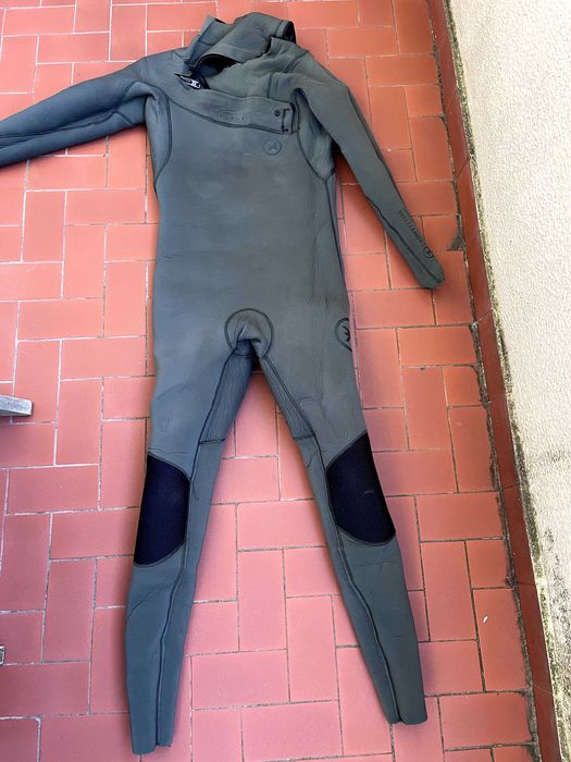 Wetsuit Deeply Performance 4/3 Chest Zip - Green - M