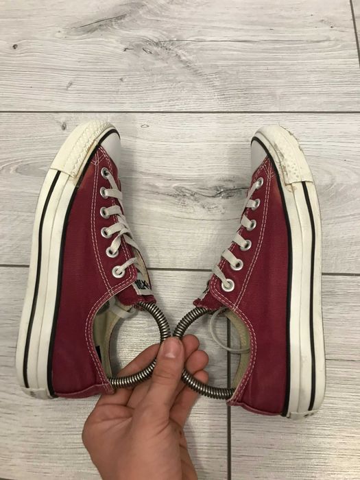 Buty Converse All Star bordowe niskie rozm. 37,5