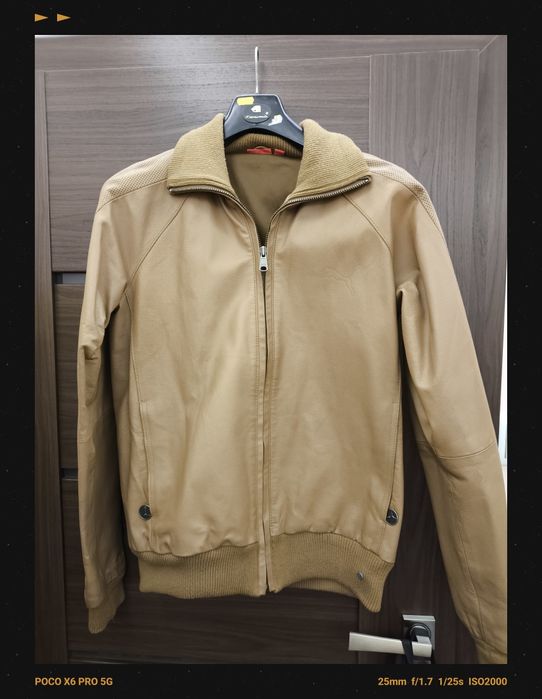 Skórzana kurtka firmy Puma z kolekcji piłkarza Pele