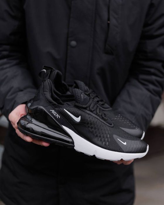 ТОП! Кросівки Nike Air Max 270 Black White 37 38 39 40 41 45