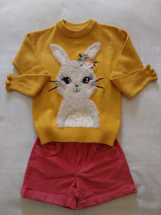 Lote Camisola Coelhinho + Calções Bombazine, 8A