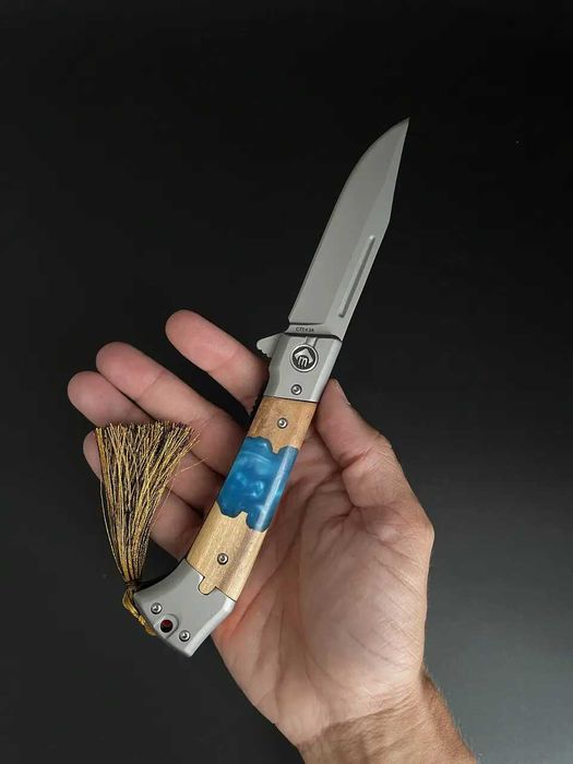 Ніж туристичний складаний 2-2421 сталь 440С KN1044 Нож туристический