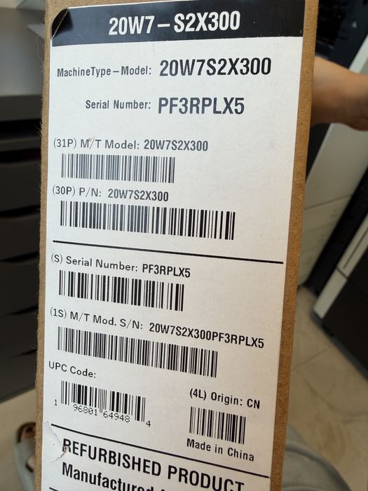 Lenovo Thinkpad P15S GEN2, i7-1185G7, 32GB, 1TB