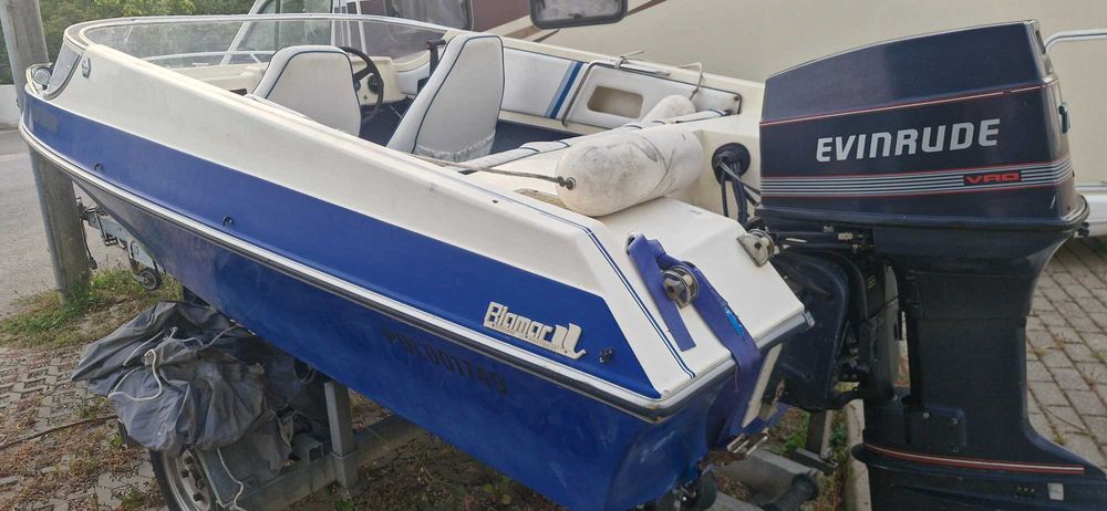 Barco riamar 4.80 gls motor 70 cavalos 2 tempos