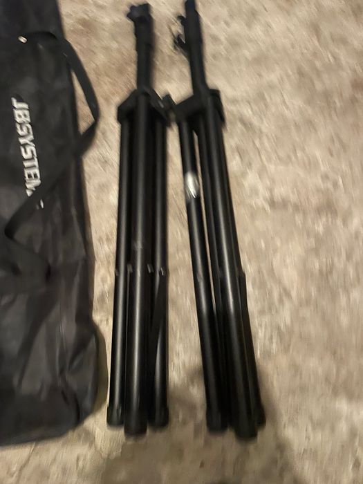 Tripés de colunas com saco