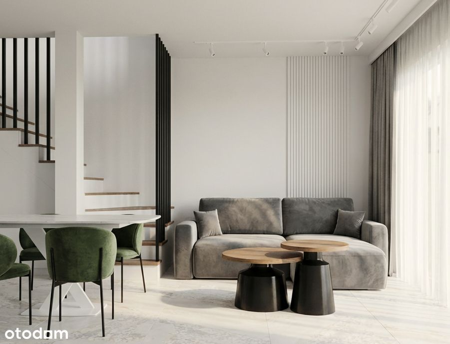Wykończony segment 107 m² z garażem | Pod klucz | Marki