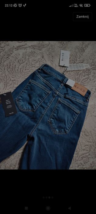 Spodnie rurki jeans na KD