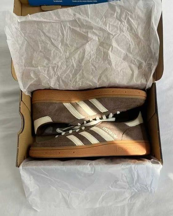 Oryginalne_buty adidas damskie Buty HANDBALL brązowy R.38