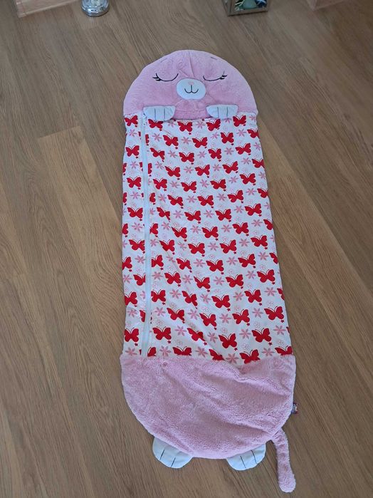 Śpiworek dla dziecka poduszka Happy Nappers różowy dla dziewczynki