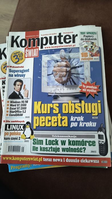 Komputer Świat nr 21/2000 – Kurs obsługi peceta krok po kroku / retro
