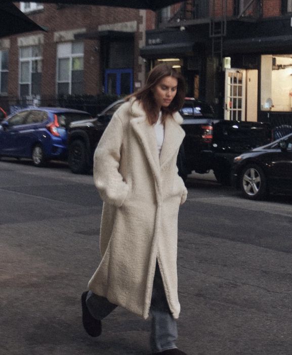 Шуба  тедди  zara S