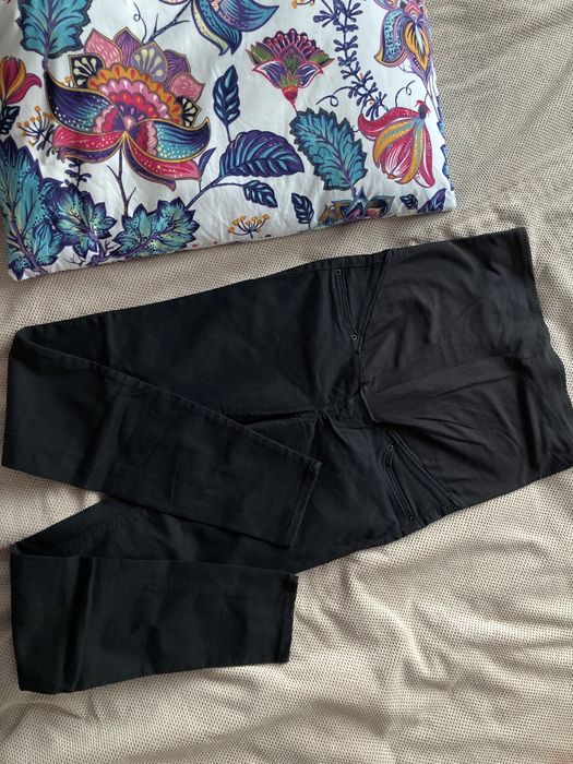 Jeansy ciążowe h&m 38 raczej skinny ale rozciągliwe