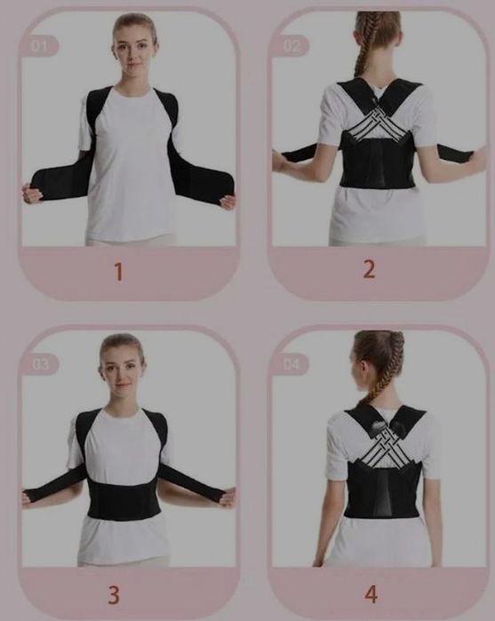 Еластичний коректор постави, підтримує спину,корсет, бандаж