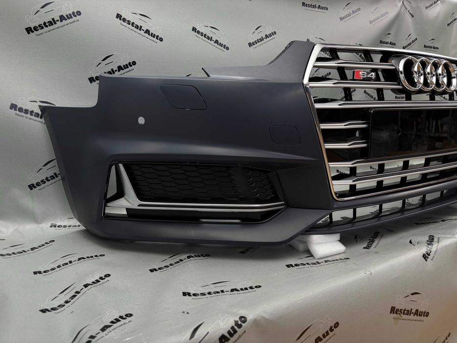 Передній бампер на AUDI A4 B9 2015-2019 р | стиль S-Line S4