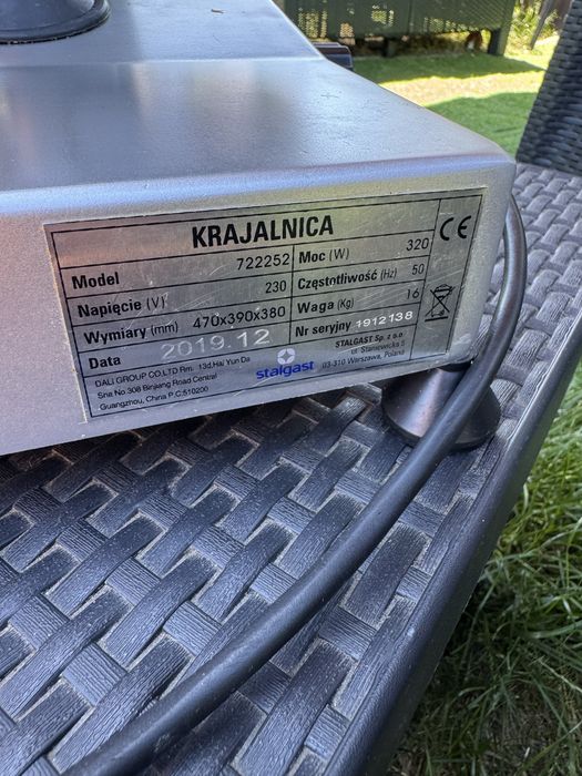 Profesjonalna krajalnica gastronomiczna Stalgast 722252 | Stan Idealny!o