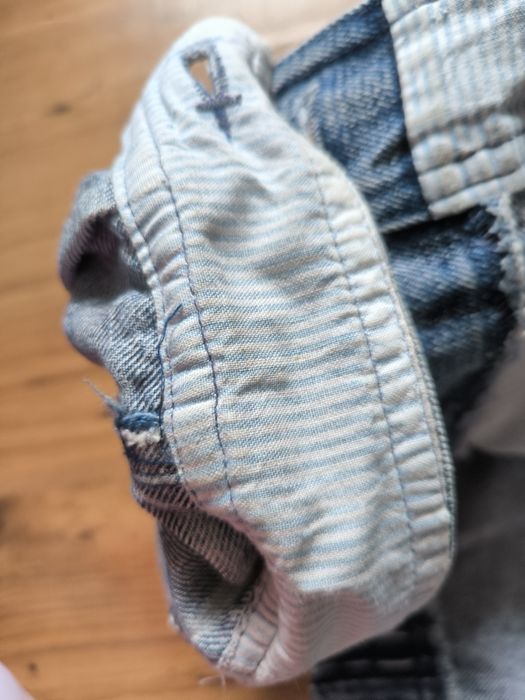 Katana jeansowa kurtka 90's vintage damska unisex L/XL niebieska