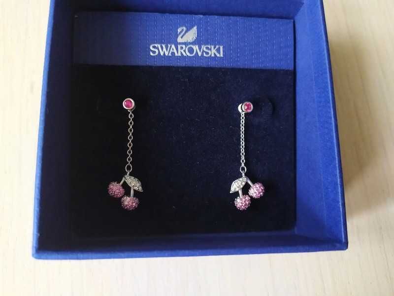 Kolczyki wisienki Swarovski