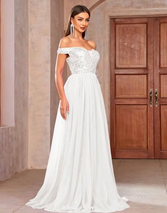 Сукня біла підійде на випускний чи весілля