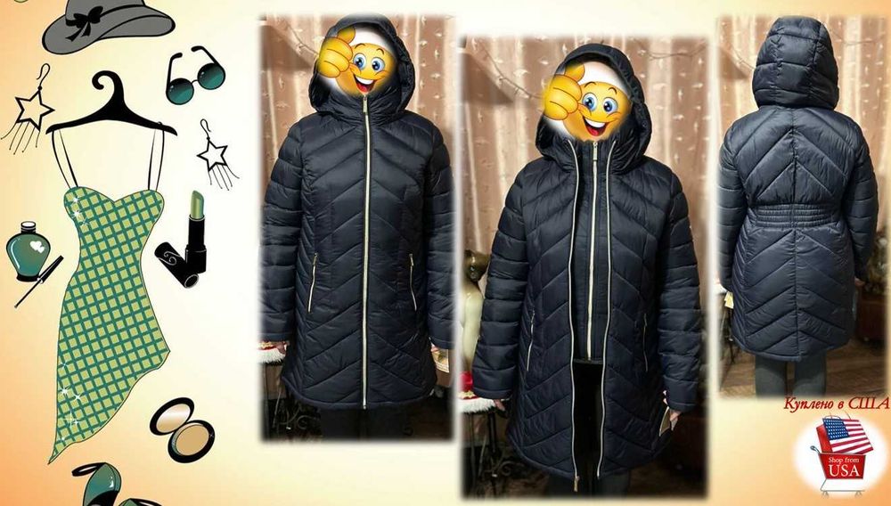 Пуховик бренду Michael Kors. Розмір 48/50 Куплено в США