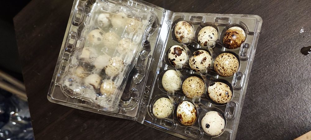 Ovos codorniz caseiros