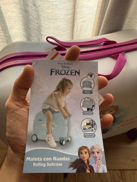 Mala de viagem infantil Disney Frozen – 4 rodas