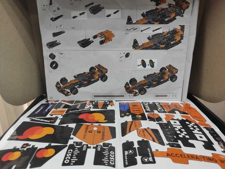 Конструктор‼️НОВИЙ‼️TECHNIC‼️В КОРОБЦІ‼️Formula F1 McLaren MCL39 F1 Формула 1 як Лего LEGO 42228 на 1675 деталей