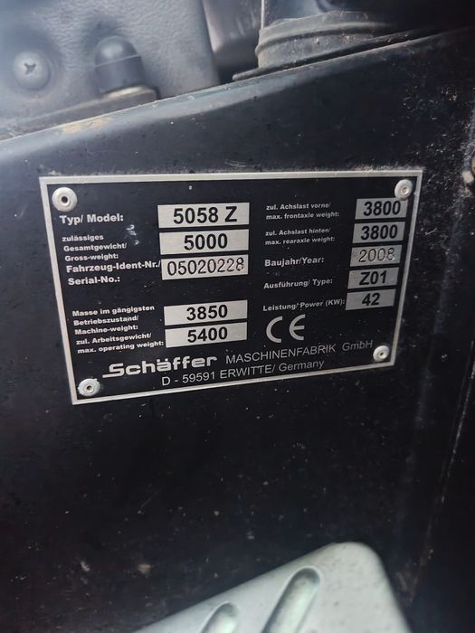 Ładowarka przegubowa schaffer 5058Z