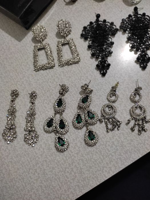 Бижутерия серьги кольцо