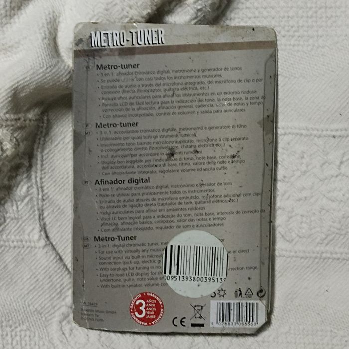 Metro Tuner 3 em 1 novo em caixa