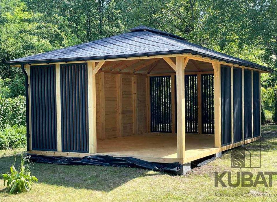 Altana drewniana 4x5 | altanka ogrodowa | nowoczesna altana