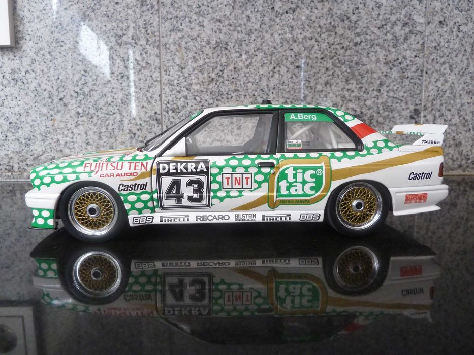 1:18 Minichamps, BMW M3, Tic-Tac, A. Berg, DTM 1991, AutoArt